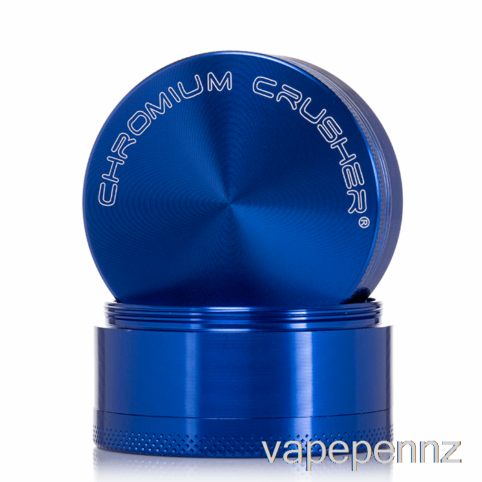 Chromium Crusher 2.2inch 4-Piece Grinder Blue VAPE NZ